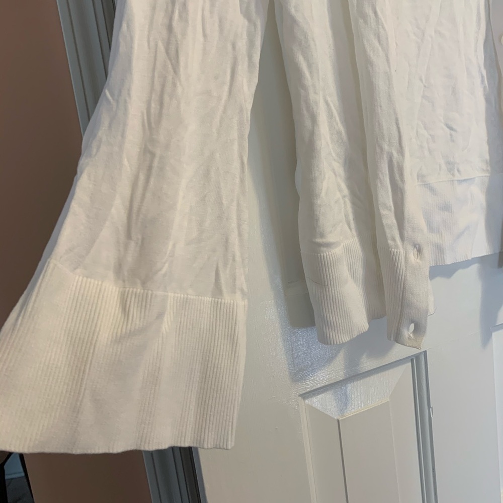 NWOT! Loft white cardigan - Picture 4 of 8